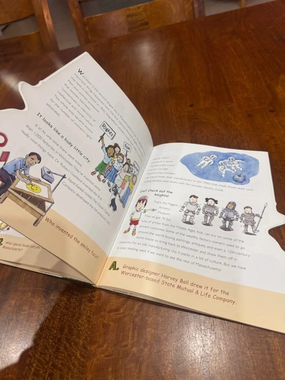 Massachusetts State Shapes Children's Book - Green Cover